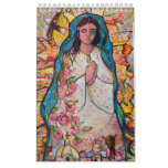 Catholic Folk Art Calendar by Jen Norton