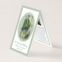 Catholic Funeral Irish Prayer Holy Card