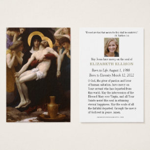 Catholic Funeral Memorial Jesus Mary Pieta