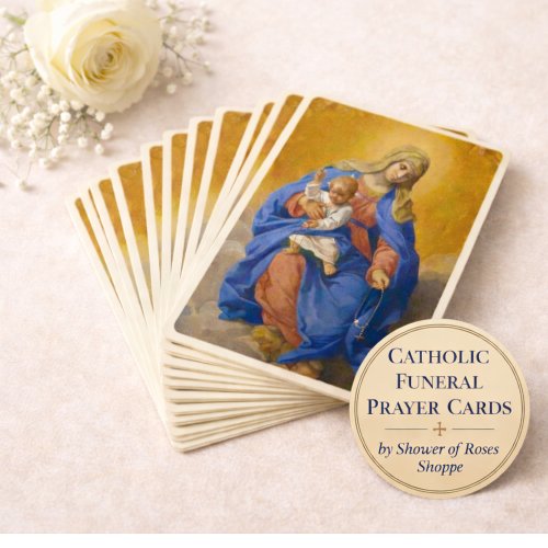 Catholic Funeral Memorial Mary Rosary