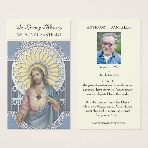 Catholic Funeral Memorial Prayer Holy Book Mark