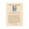 Catholic Funeral Memorial Prayer Holy Card