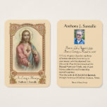 Catholic Funeral Memorial Prayer Holy Card