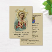 Catholic Funeral Memorial Prayer Holy Cards (Desk)