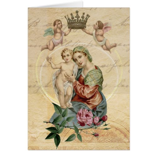 Catholic Funeral Sympathy Holy Card Thank You