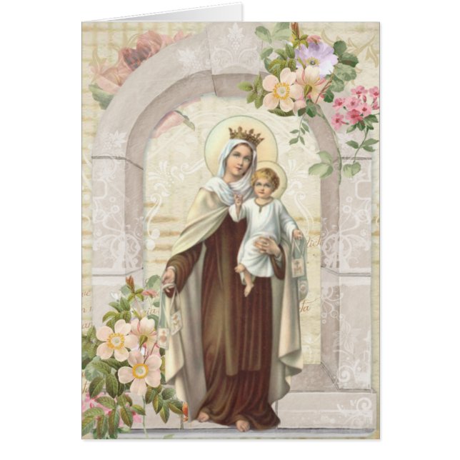 Catholic Funeral Sympathy Holy Card Thank You (Front)