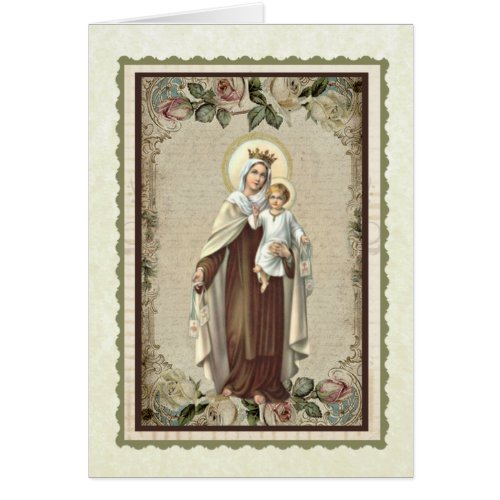 Catholic Funeral Sympathy Holy Card Thank You