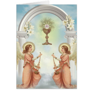 Catholic Funeral Sympathy Holy Card Thank You