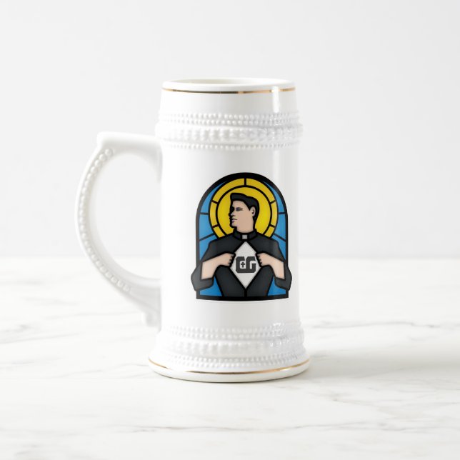 Catholic Geeks Classic Beer Stein (Left)