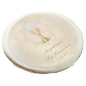 catholic girl first communion sugar cookie (Angled)
