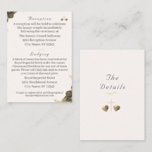 Catholic Grace Wedding  Enclosure Card