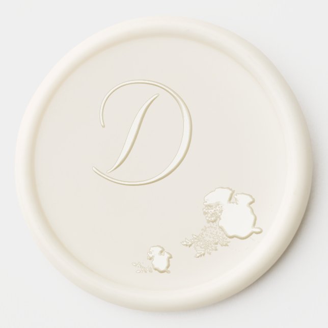 Catholic Grace Wedding Wax Seal Sticker (Front)