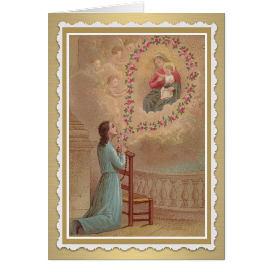 Catholic Greeting/Note Holy Card