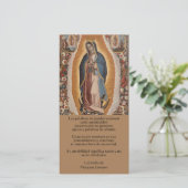 Catholic Guadalupe Funeral Condolence Spanish Thank You Card | Zazzle