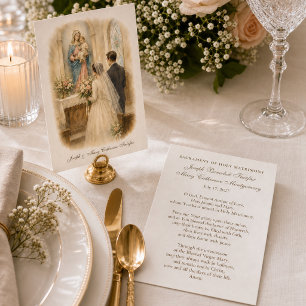 Catholic Holy Matrimony Wedding Prayer