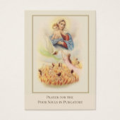 Catholic Holy Souls Purgatory Prayer St. Gertrude (Front)