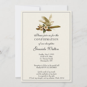 Catholic Holy Spirit Sacrament of Confirmation Invitation