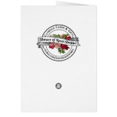 Catholic Holy Trinity Saints Thank You Condolences (Back)