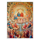 Catholic Holy Trinity Saints Thank You Condolences (Front)