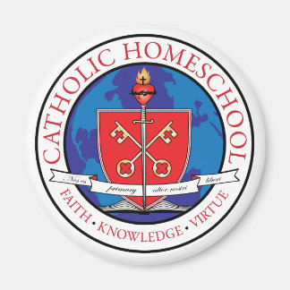 Catholic Homeschool Crest Magnet