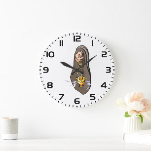 Catholic Incense Censer Religious Worship Large Clock