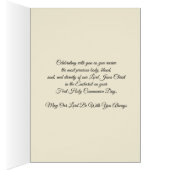 Catholic Jesus First Communion Chalice Host Cards (Inside (Right))