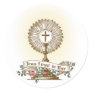 Catholic Jesus I TRUST Religious Eucharist Classic Round Sticker
