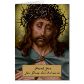 Catholic Jesus Man of Sorrows Funeral Prayer (Front)