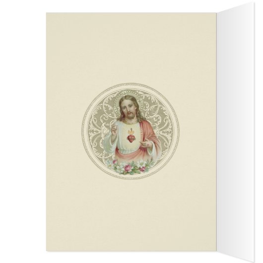 Catholic Jesus Religious Divine Mercy Prayer (Inside (Left))