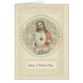 Catholic Jesus Religious Divine Mercy Prayer (Front)