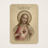 Catholic Jesus Religious Funeral Prayer Holy Card (Front)