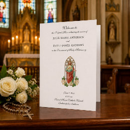 Catholic Latin Mass Wedding Sacred Heart Program