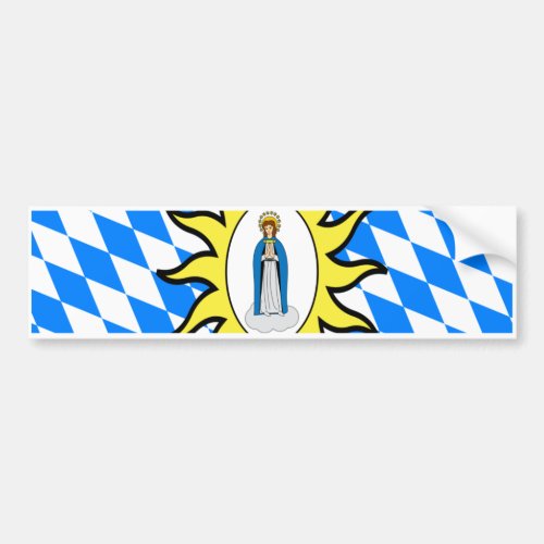 Catholic League Flag 30 Years War Mary Gift Mother Bumper Sticker