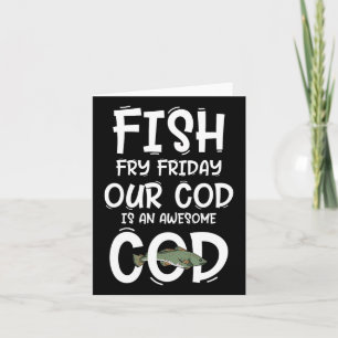 Catholic Lent And Easter Christian Lenten Fish Fry Card