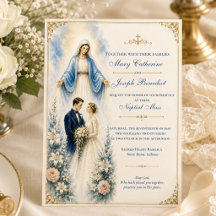 Catholic Marian Floral Nuptial Mass Wedding