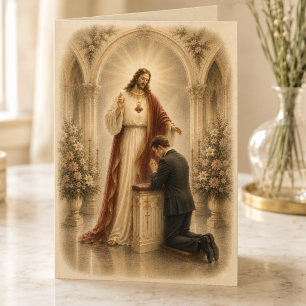 Catholic Marriage Preparation Card for the Groom