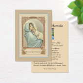 Catholic Mary Funeral Memorial Prayer Holy Card (Desk)
