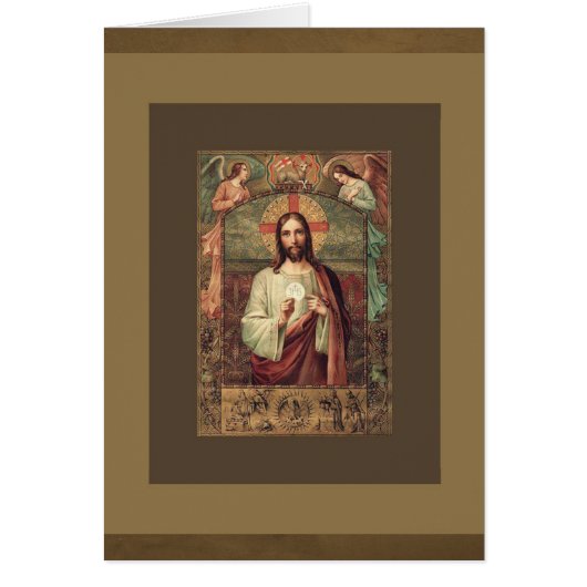 Catholic Mass Jesus Eucharist Offering Cards (Front)