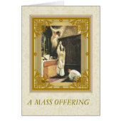 Catholic Mass Memorial with Priest at Altar Server (Front)