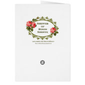 Catholic Mass Offering Card (Back)