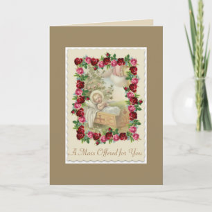 Catholic Mass Offering Card