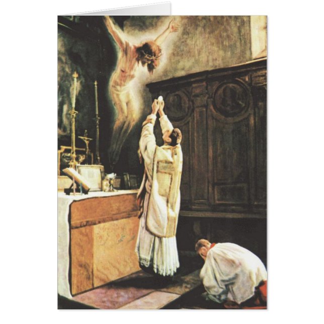 Catholic Mass Offering Funeral Sympathy Cards (Front)