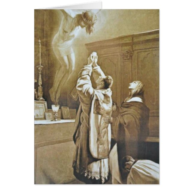 Catholic Mass Offering Funeral Sympathy Cards (Front)