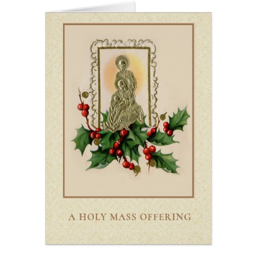Catholic Mass Offering Jesus Mary Joseph New Year