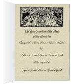 Catholic Mass Offering Jesus Mary Joseph New Year Cards (Inside (Right))
