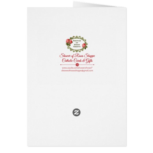 Catholic Mass Offering Memorial (Back)