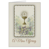 Catholic Mass Offering Memorial (Front)