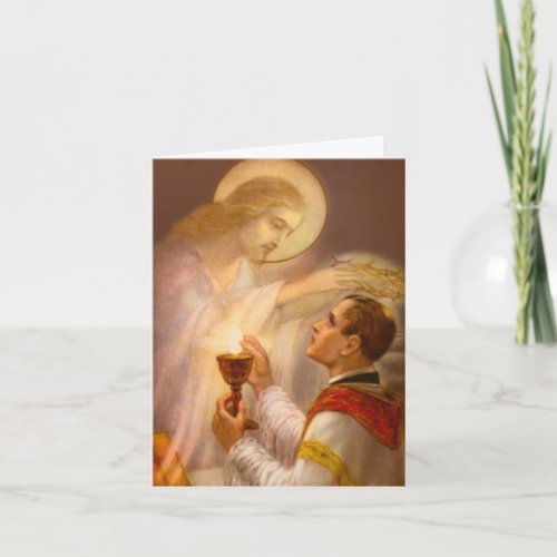 Catholic Mass Offering Memorial Card