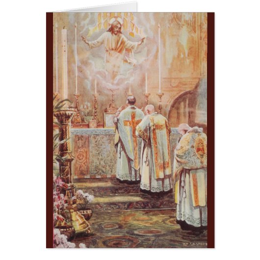 Catholic Mass Offering Memorial Cards (Front)