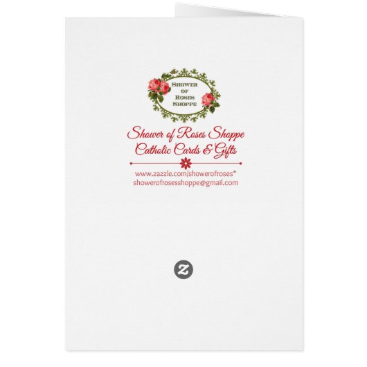 Catholic Mass Offering Memorial Eucharist (Back)